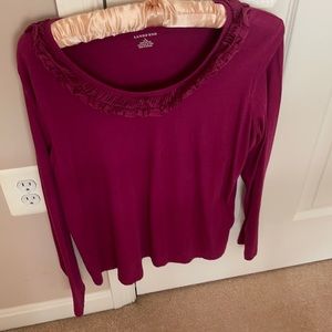 Lands End long sleeve 100% cotton.